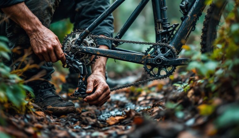 Dlaczego łańcuch MTB spada z przerzutki podczas jazdy?