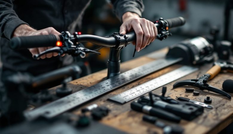 Słownik pojęć osprzętu kierownicy MTB – reach, rise, sweep i inne